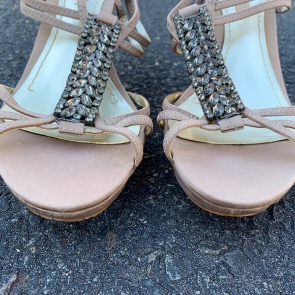 Nine West heeled sandals size 7.5 - Picture 8 of 13